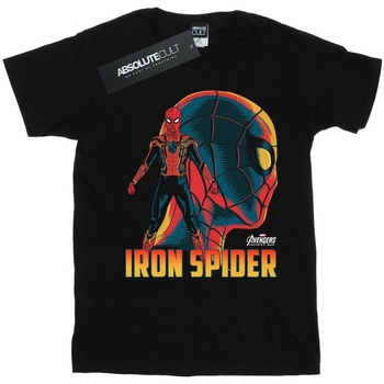 textil Niña Camisetas manga larga Marvel Avengers Infinity War Iron Spider Character Negro
