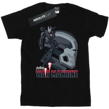 textil Niña Camisetas manga larga Marvel Avengers Infinity War War Machine Character Negro