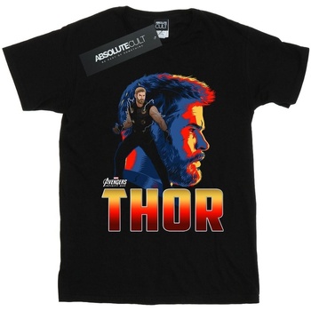 textil Niña Camisetas manga larga Marvel Avengers Infinity War Thor Character Negro