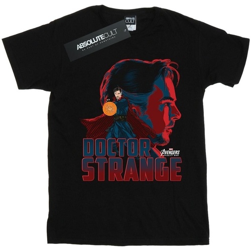 textil Niña Camisetas manga larga Marvel Avengers Infinity War Doctor Strange Character Negro