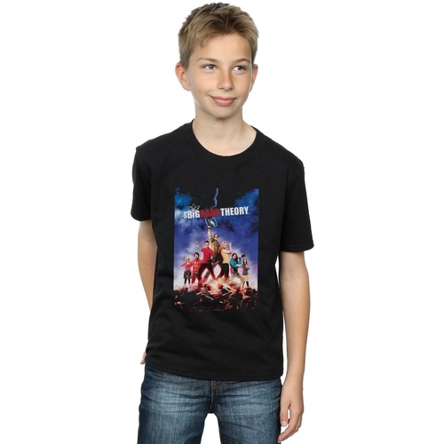 textil Niño Tops y Camisetas The Big Bang Theory Character Poster Negro