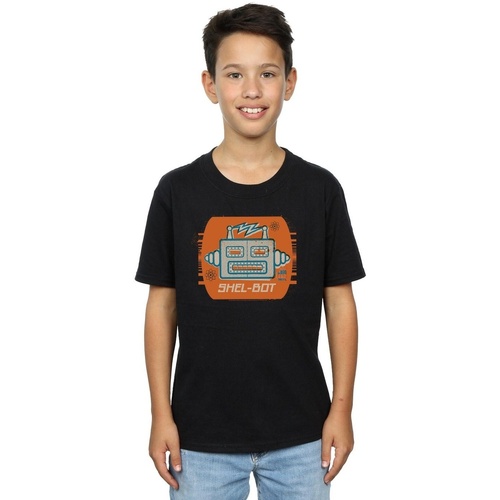 textil Niño Tops y Camisetas The Big Bang Theory Shel-Bot Icon Negro