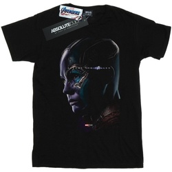 textil Hombre Camisetas manga larga Marvel Avengers Endgame Avenge The Fallen Nebula Negro