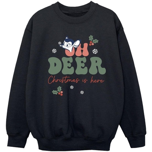 textil Niña Sudaderas Disney Bambi Oh Deer Negro