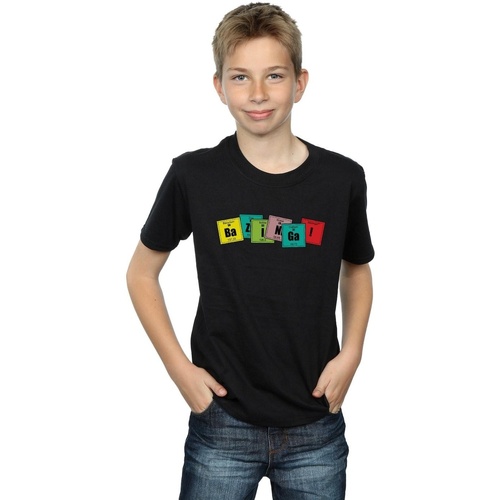 textil Niño Tops y Camisetas The Big Bang Theory Bazinga Elements Negro