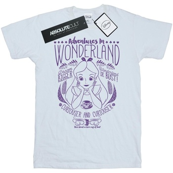 textil Mujer Camisetas manga larga Disney Alice In Wonderland Adventures In Wonderland Blanco
