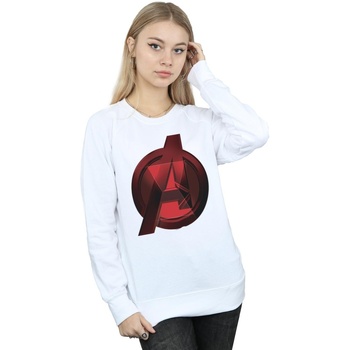 textil Mujer Sudaderas Marvel Black Widow Movie Avengers Logo Blanco
