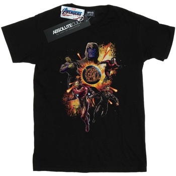 textil Hombre Camisetas manga larga Marvel Avengers Endgame Explosion Team Negro