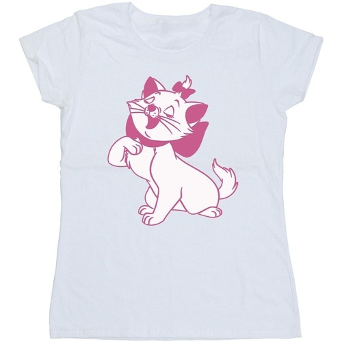 textil Mujer Camisetas manga larga Disney The Aristocats Marie Blanco