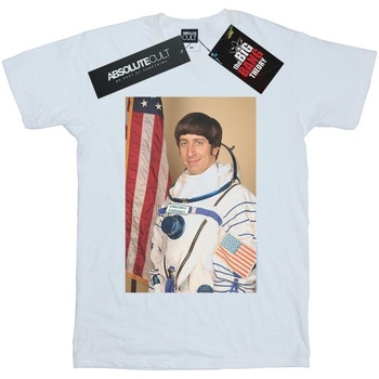 textil Niña Camisetas manga larga The Big Bang Theory Howard Wolowitz Rocket Man Blanco