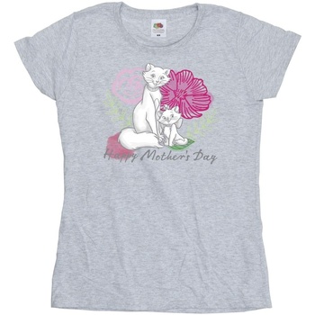 textil Mujer Camisetas manga larga Disney The Aristocats Mother's Day Gris