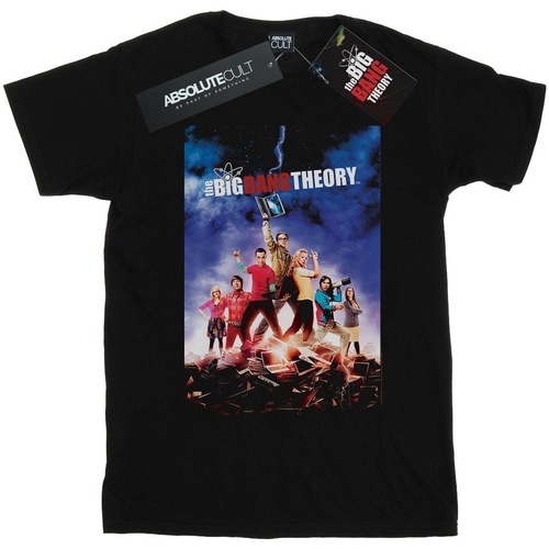 textil Niña Camisetas manga larga The Big Bang Theory Character Poster Negro