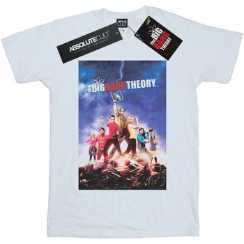 textil Niña Camisetas manga larga The Big Bang Theory Character Poster Blanco