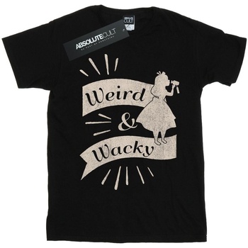textil Mujer Camisetas manga larga Disney Alice In Wonderland Weird And Wacky Negro