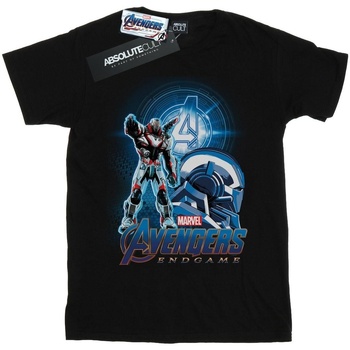 textil Hombre Camisetas manga larga Marvel Avengers Endgame War Machine Team Suit Negro