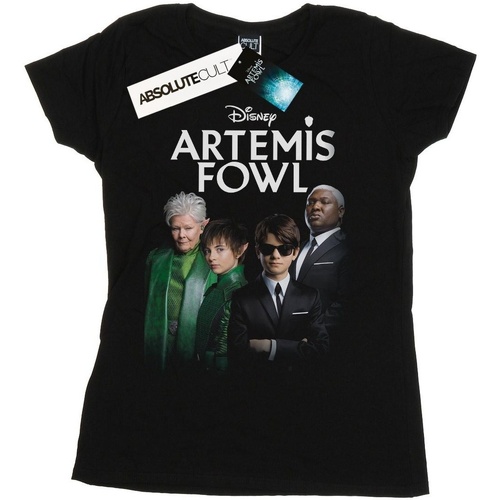 textil Mujer Camisetas manga larga Disney Artemis Fowl Group Photo Negro