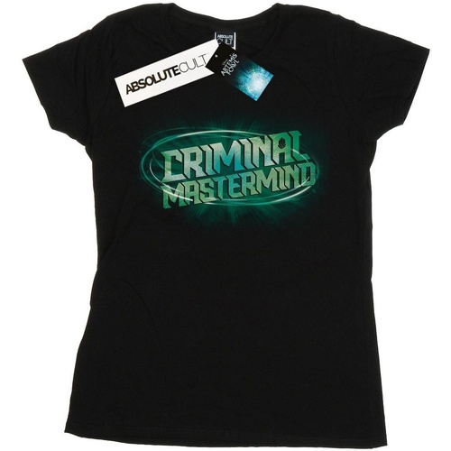textil Mujer Camisetas manga larga Disney Artemis Fowl Criminal Mastermind Negro