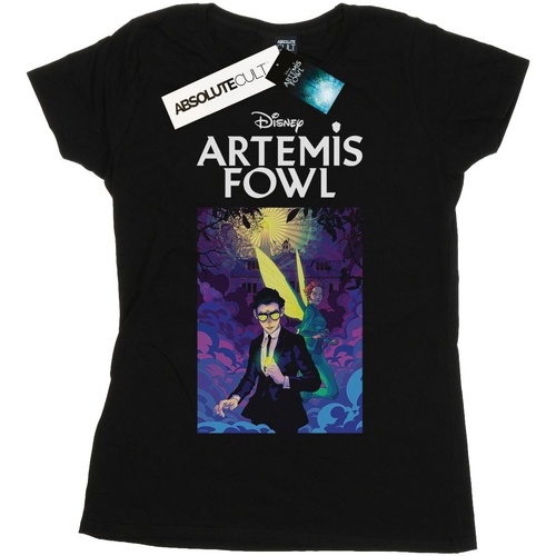 textil Mujer Camisetas manga larga Disney Artemis Fowl Book Cover Negro