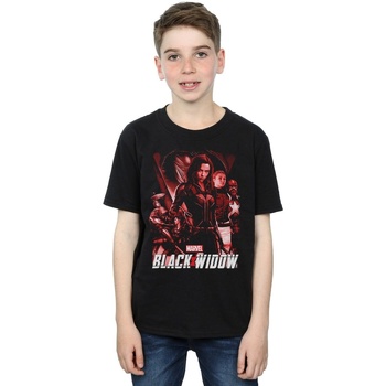 textil Niño Tops y Camisetas Marvel Black Widow Movie Red Group Negro