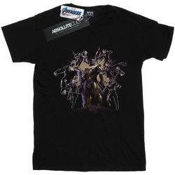 textil Hombre Camisetas manga larga Marvel Avengers Endgame Vs Thanos Negro