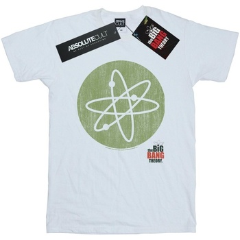 textil Niña Camisetas manga larga The Big Bang Theory Big Bang Icon Blanco