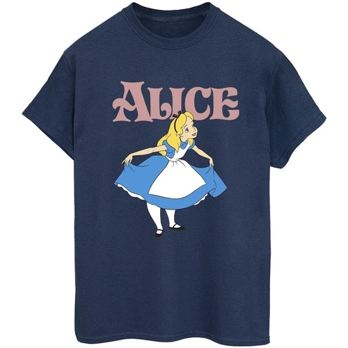 textil Mujer Camisetas manga larga Disney Alice In Wonderland Take A Bow Azul