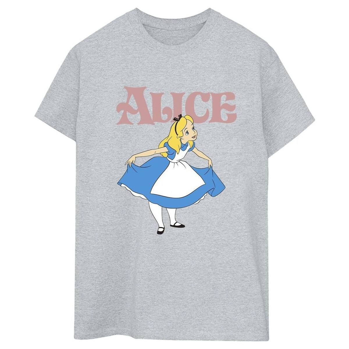 textil Mujer Camisetas manga larga Disney Alice In Wonderland Take A Bow Gris