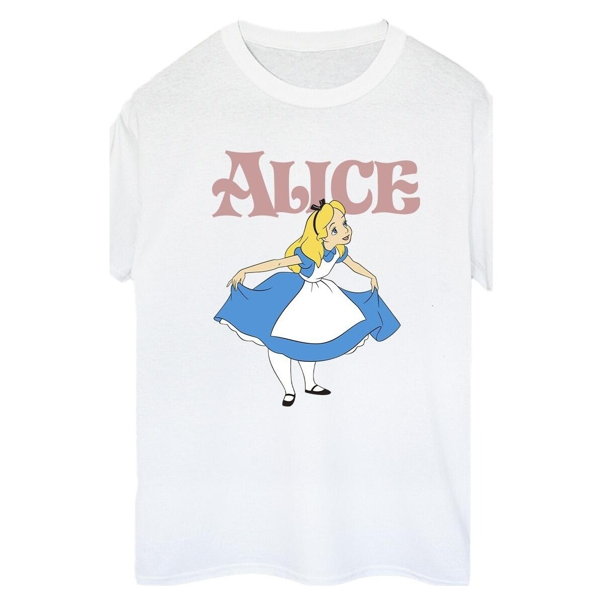 textil Mujer Camisetas manga larga Disney Alice In Wonderland Take A Bow Blanco