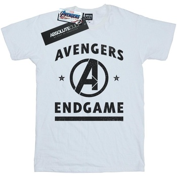 textil Hombre Camisetas manga larga Marvel Avengers Endgame Varsity Blanco