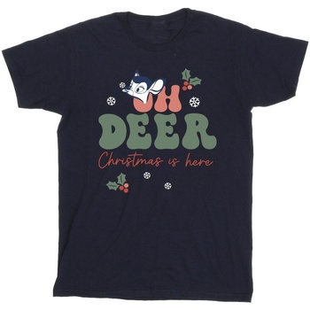 textil Niño Camisetas manga corta Disney Bambi Oh Deer Azul