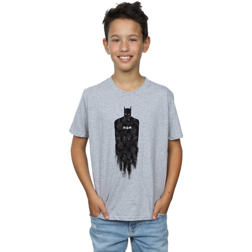 textil Niño Camisetas manga corta Dc Comics Batman Brushed Gris