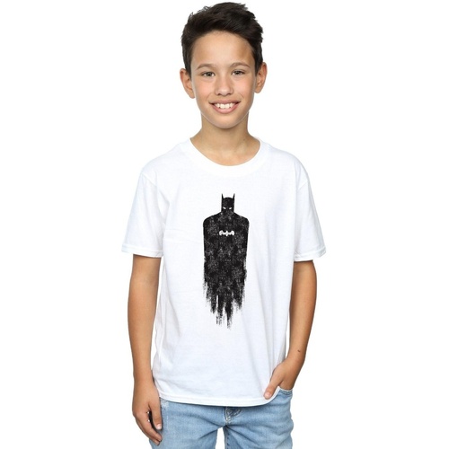 textil Niño Camisetas manga corta Dc Comics Batman Brushed Blanco