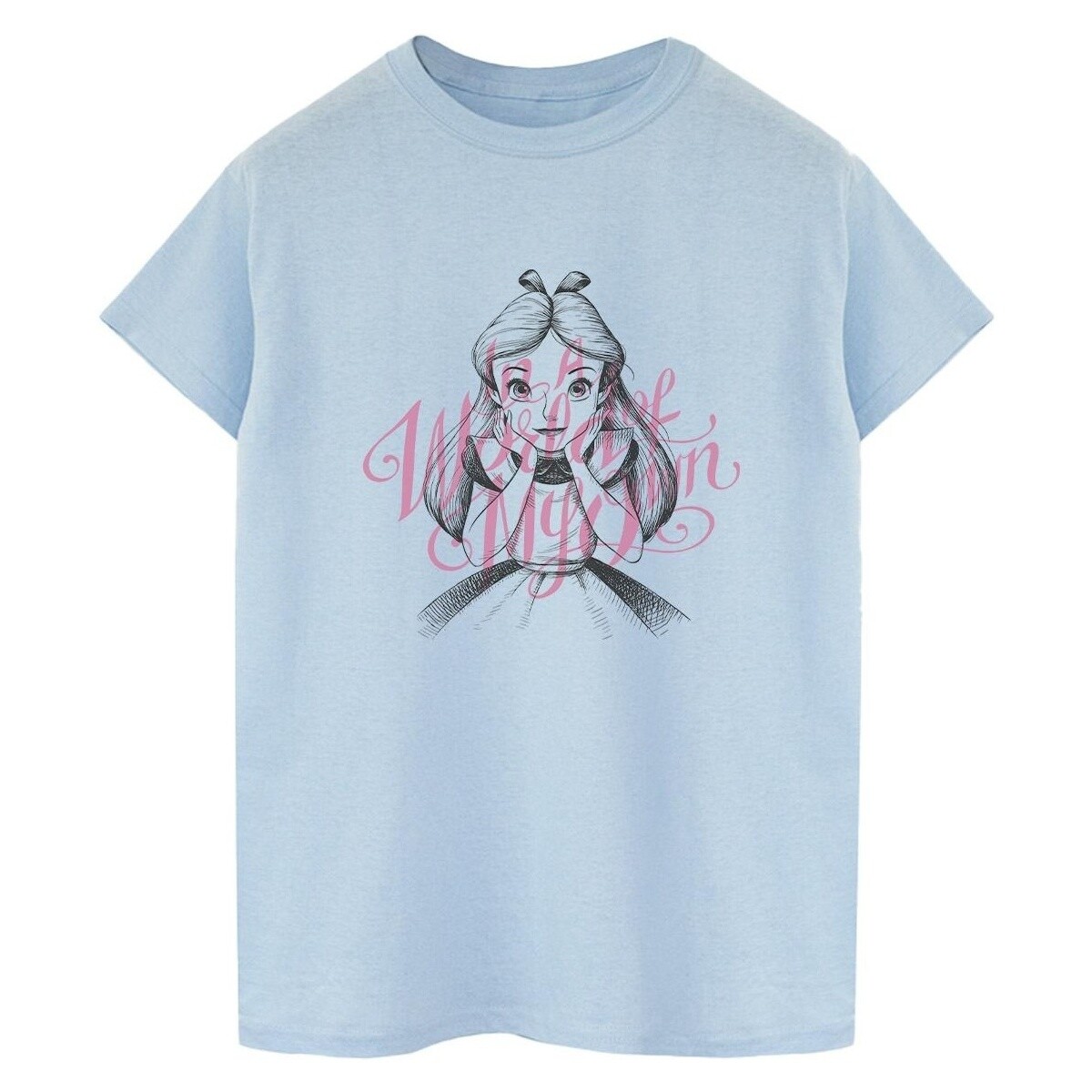 textil Mujer Camisetas manga larga Disney Alice In Wonderland In A World Of My Own Azul