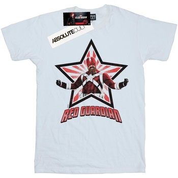 textil Niña Camisetas manga larga Marvel Black Widow Movie Red Guardian Star Blanco