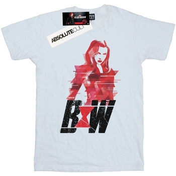 textil Niña Camisetas manga larga Marvel Black Widow Movie Logo Artwork Blanco