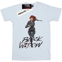textil Niña Camisetas manga larga Marvel Black Widow Movie Natasha Running Blanco