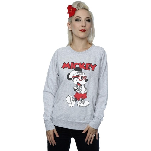 textil Mujer Sudaderas Disney Mickey Mouse Hipster Gris