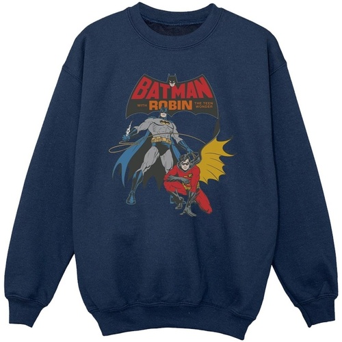 textil Niña Sudaderas Dc Comics Batman And Robin Azul