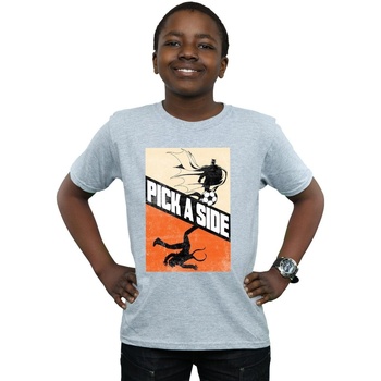 textil Niño Camisetas manga corta Dc Comics Batman Football Pick A Side Gris