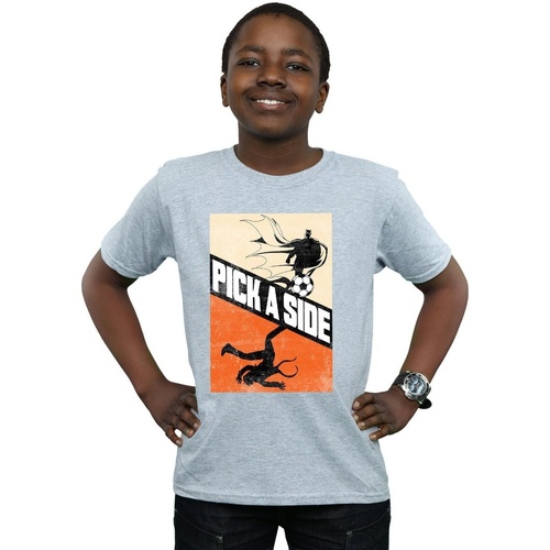 textil Niño Camisetas manga corta Dc Comics Batman Football Pick A Side Gris