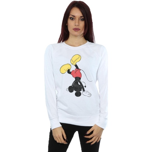 textil Mujer Sudaderas Disney Mickey Mouse Upside Down Blanco