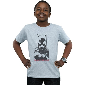 textil Niño Camisetas manga corta Dc Comics Batman Solid Stare Gris