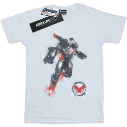 textil Hombre Camisetas manga larga Marvel Avengers Endgame Painted War Machine Blanco