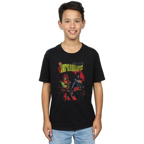 textil Niño Camisetas manga corta Dc Comics Batman And Batgirl Thrilkiller 62 Negro