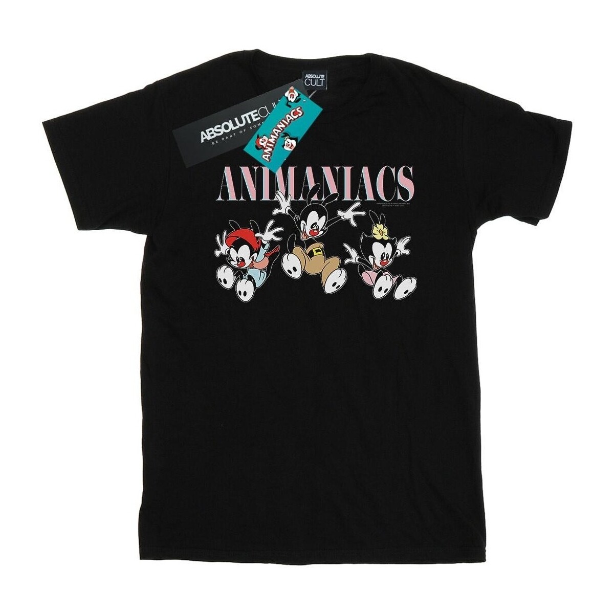 textil Mujer Camisetas manga larga Animaniacs Group Jump Negro