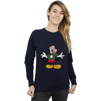 textil Mujer Sudaderas Disney Mickey Mouse Christmas Jumper Azul