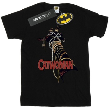 textil Niño Camisetas manga corta Dc Comics Batman Catwoman Friday Negro
