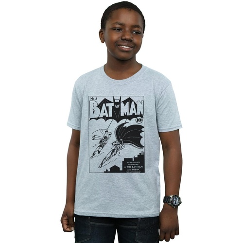 textil Niño Camisetas manga corta Dc Comics Batman No. 1 Mono Gris