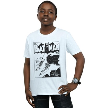 textil Niño Camisetas manga corta Dc Comics Batman No. 1 Mono Blanco