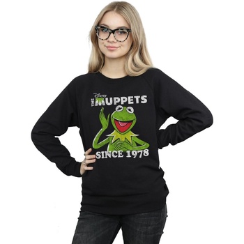 textil Mujer Sudaderas Disney The Muppets Kermit Since 1978 Negro